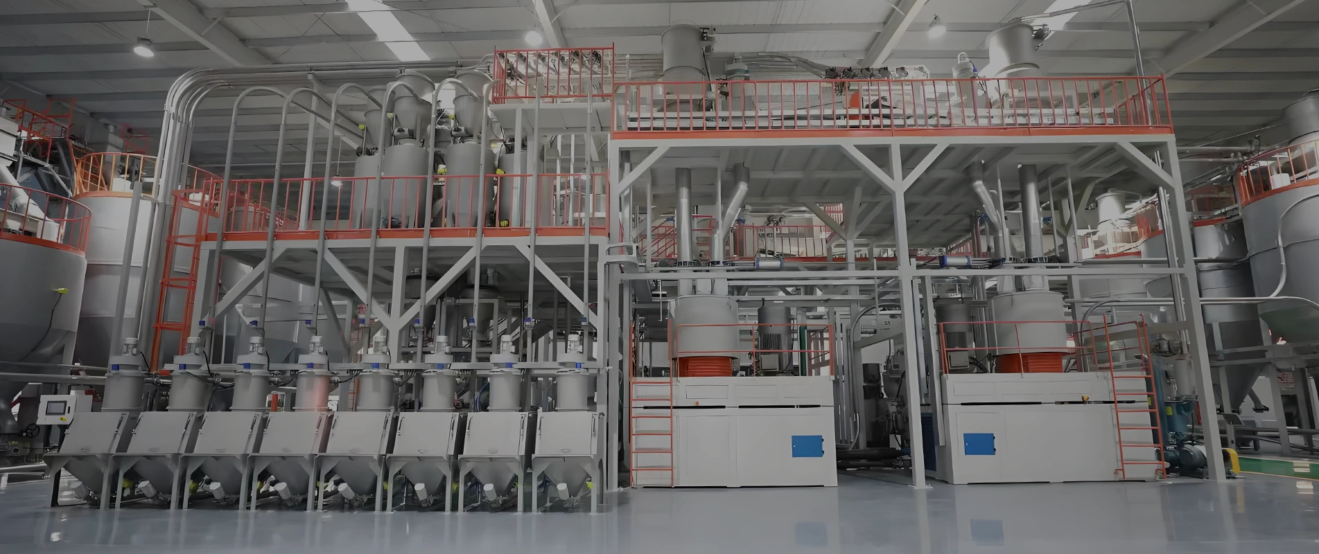 Système d'alimentation de dosage de mélange automatique de Chine