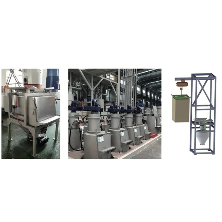 Station de vidange de sacs sans poussière